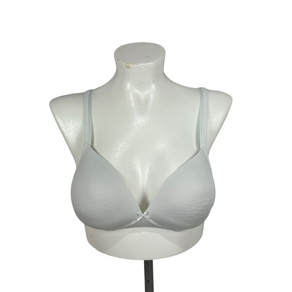 Blissful Benefits By Warner's Women's Light Gray Padded Underwire Bra Size 36C - Picture 1 of 6